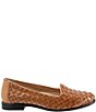 Color:Bone - Image 2 - Lizette Leather Woven Loafers