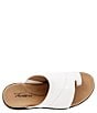 Color:White - Image 6 - Regina Leather Toe Ring Thong Sandals