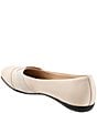 Color:Ivory - Image 3 - Stella Band Detailed Square Toe Slip-Ons