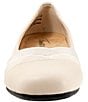 Color:Ivory - Image 5 - Stella Band Detailed Square Toe Slip-Ons