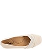 Color:Ivory - Image 6 - Stella Band Detailed Square Toe Slip-Ons
