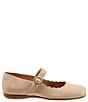 Color:Nude - Image 2 - Sugar Scalloped Leather Mary Jane Flats