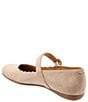 Color:Nude - Image 3 - Sugar Scalloped Leather Mary Jane Flats