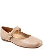 Color:Nude - Image 1 - Sugar Scalloped Leather Mary Jane Flats