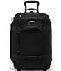 Color:Black - Image 1 - Alpha Bravo Carry-On Wheeled Duffle Backpack