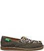 Color:Dust/Leopard - Image 2 - Women's ecoTWX® Leopard Slip-On Loafers