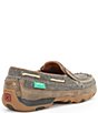 Color:Dust Grey - Image 2 - Women's ecoTWX® Recycled Slip-On Driving Mocs