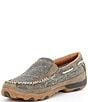 Color:Dust Grey - Image 4 - Women's ecoTWX® Recycled Slip-On Driving Mocs