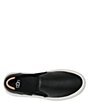 Color:Black - Image 5 - Alameda Leather Slip-On Sneakers