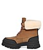 Color:Chestnut - Image 4 - Ashton Addie Waterproof Leather Cold Weather Lace-Up Platform Boots