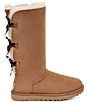 Color:Chestnut - Image 2 - Bailey Bow II Suede Tall Water-Resistant Boots