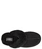 Color:Black - Image 5 - Disquette Suede Fur Platform Slippers