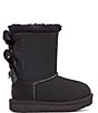 Color:Black - Image 2 - Girls' Bailey Bow II Water Resistant Boots (Toddler)