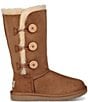 Color:Chestnut - Image 2 - Girls' Bailey Button Triplet II Boots (Youth)