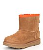 Color:Chestnut - Image 4 - Kids' Classic Mini Zipper Tape Boots (Youth)