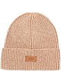 Color:Camel - Image 1 - Men's Wide Cuff Ribbed Knit Beanie