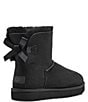 Color:Black - Image 3 - Mini Bailey Bow II Water-Resistant Booties