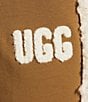 Color:Chestnut - Image 4 - UGG® Myah Bonded Fleece Wide Leg Cropped Coordinating Pants