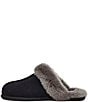 Color:Black/Grey - Image 4 - Scuffette II Suede Slippers