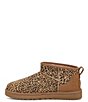 Color:Chestnut - Image 4 - Ultra Mini Speckles Leopard Print Calf Hair Booties