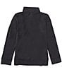 Color:Black - Image 2 - Big Boys 8-20 Long Sleeve Armour Fleece® Quarter Zip Pullover