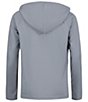 Color:Steel - Image 2 - Big Boys 8-20 Long Sleeve Hooded UPF Shirt