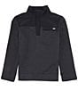 Color:Black - Image 1 - Big Boys 8-20 Long Sleeve Sweater Fleece Pullover