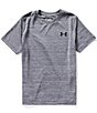 Color:Pitch Gray - Image 1 - Big Boys 8-20 Short Sleeve Tech Vented T-Shirt
