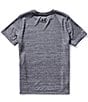 Color:Pitch Gray - Image 2 - Big Boys 8-20 Short Sleeve Tech Vented T-Shirt