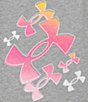 Color:Mod Gray Heather/Nova Orange/Fluo Pink/Pink Rebel - Image 2 - Little Girls 2T-6X Short Sleeve Core Flyer T-Shirt
