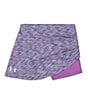 Color:Radial Turquoise/Purple Ace Twist/Radial Turquoise - Image 2 - Little Girls 2T-6X Short Sleeve Logo Lock T-Shirt & Color-Twist Skort Set