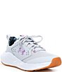 Color:Halo Gray/Distant Gray/Provence Purple - Image 1 - Women's UA Charged Commit TR 4 Printed Training Sneakers