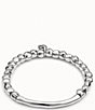 Color:Silver - Image 1 - Journey Beaded Stetch Bracelet