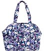 Color:Artist's Garden Purple - Image 1 - Artist's Garden Purple Featherweight Tote Bag