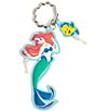 Color:Ariel Floral - Image 1 - Disney Collection The Little Mermaid Ariel Bag Charm