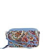 Color:Provence Paisley - Image 1 - RFID All in One Provence Paisley Wristlet Crossbody Bag