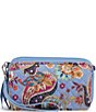 Color:Provence Paisley - Image 3 - RFID All in One Provence Paisley Wristlet Crossbody Bag