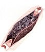Color:Rose Quartz - Image 3 - Trapeze in Pearlized Nylon Cosmetic Case