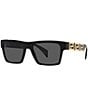 Color:Black - Image 1 - Men's Ve444554 54mm Rectangle Sunglasses