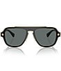 Color:Black - Image 2 - Men's Polarized Navigator Sunglasses