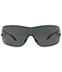 Color:Gunmetal - Image 2 - Ve2054 41mm Women's Gunmetal Grey Sunglasses