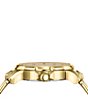 Color:Gold - Image 3 - Versus Versace Men's 6E Arrondissement Crystal Multifunction Gold Stainless Steel Bracelet Watch