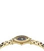 Color:IP Yellow Gold - Image 2 - Women's Greca Flourish Quartz Analog Gold Stainless Steel Bracelet Watch