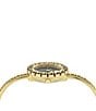 Color:Gold - Image 2 - Women's La Greca Analog Gold Tone Stainless Steel Bracelet Watch