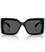 Color:Black - Image 2 - Women's VE4467U 54mm Irregular Sunglasses