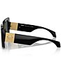 Color:Black - Image 3 - Women's VE4467U 54mm Irregular Sunglasses