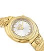 Color:Gold - Image 3 - Versus By Versace Women's Tortona Crystal Two Hand Gold Stainless Steel Bracelet Watch