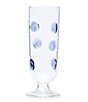 Color:Blue - Image 1 - Drop Collection Dotted Champagne Glass