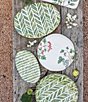 Color:Green - Image 2 - Foresta Primavera Leaves Small Oval Platter