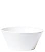 Color:White - Image 1 - Melamine Lastra White Large Stacking Serving Bowl